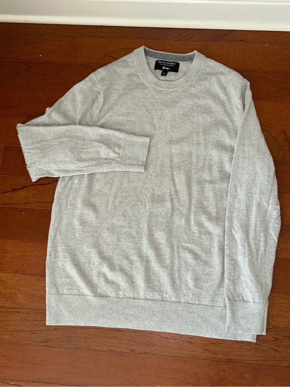 Banana Republic Italian Extra Fine Merino Wool Crewneck Sweater Men’s L